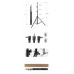 E-IMAGE LS-PRO30 AIR-CUSHIONED HEAVY DUTY STAND СТОЙКА (104-300 СМ ↓8 КГ) С ВОЗД. АМОРТ.