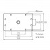 KUPO KS-145 BABY CHEATER WALL PLATE. КРЕПЁЖНАЯ ПАНЕЛЬ