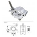 KUPO KCP-831ST HALF COUPLER W/STAINLESS STEEL PARTS ХОМУТ (M10)