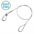 KUPO SW-01ST DIA. 3,2MM, 75 CM LENGTH SAFETY WIRE ТРОСИК СТРАХОВОЧНЫЙ