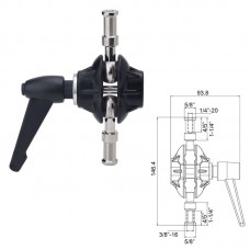 KUPO KS-103 VERSATILE SWIVEL ADAPTER ДЕРЖАТЕЛЬ ШАРНИРНЫЙ