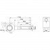 KUPO KCP-834 HALF COUPLER W/28 MM SPIGOT. ХОМУТ (ШТИФТ 9/8