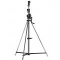 KUPO 483T 3 SCT WIND-UP STAND W/AUTO SELF-LOCKING DEVICE SILVER. СТОЙКА (181-380 СМ) С РЕДУКТОРНОЙ К