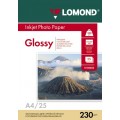 LOMOND А4 ГЛЯНЦЕВАЯ 230 ГР. ОДНОСТОРОННЯЯ 25Л (0102049)