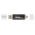 MIREX USB 2.0 16 GB SMART BLACK 2 КОННЕКТОРА