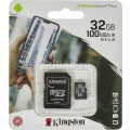 KINGSTON MICRO SDHC 32 GB CANVAS SELECT PLUS CLASS 10 UHS-I U1 A1 С АДАПТЕРОМ (100/85 MBs)